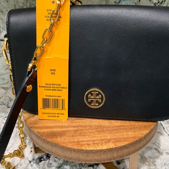 Tory Burch Robinson Adjustable Chain Mini Bag - Picture 11 of 13